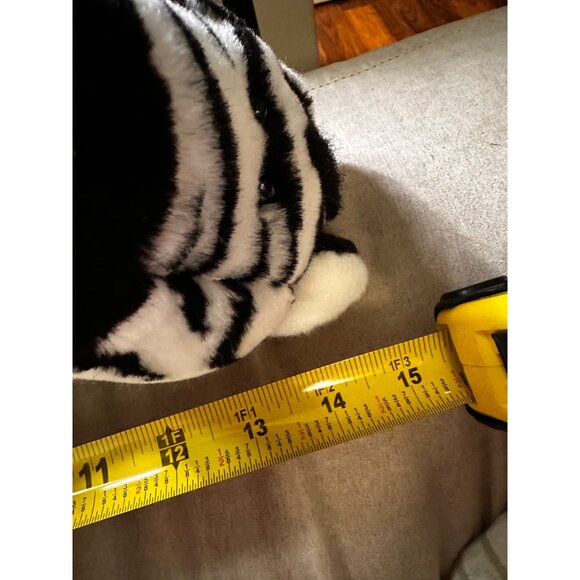 Zebra Plush Nici by Enesco Wild 14" Stuffed Animal Germany Weighted Vtg RARE - Picture 5 of 16